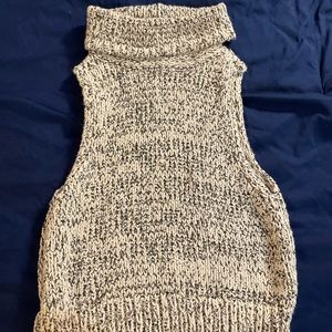 Cold shoulder sweater